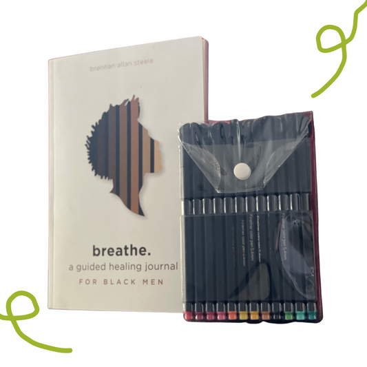 Breathe. A Guided Healing Journal for Black Men Bundle